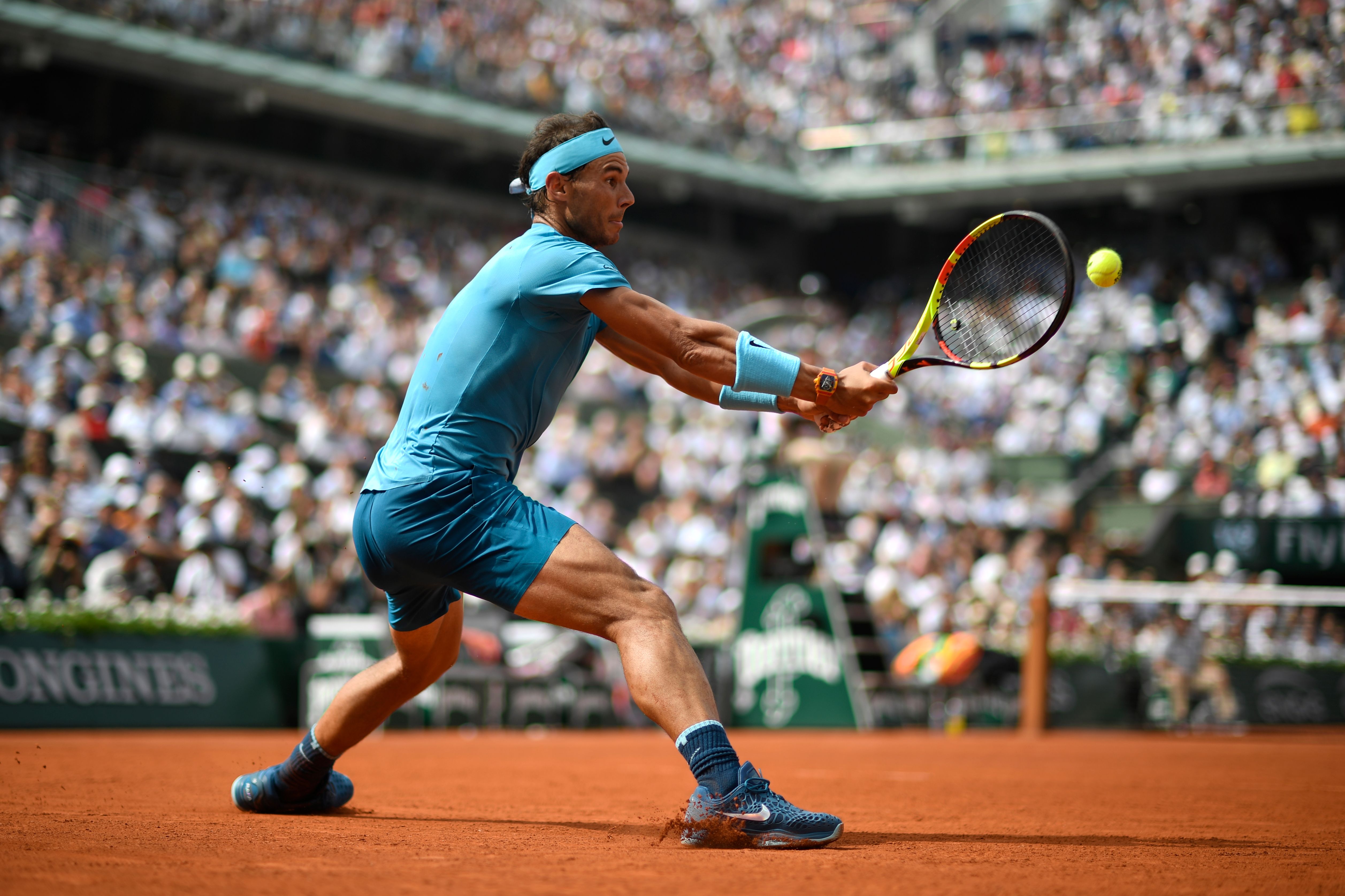 包含法国网球队力克西班牙网球队，纳达尔高光表现的词条